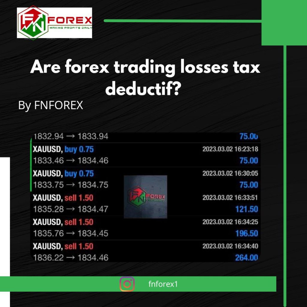 are forex trading losses tax deductive